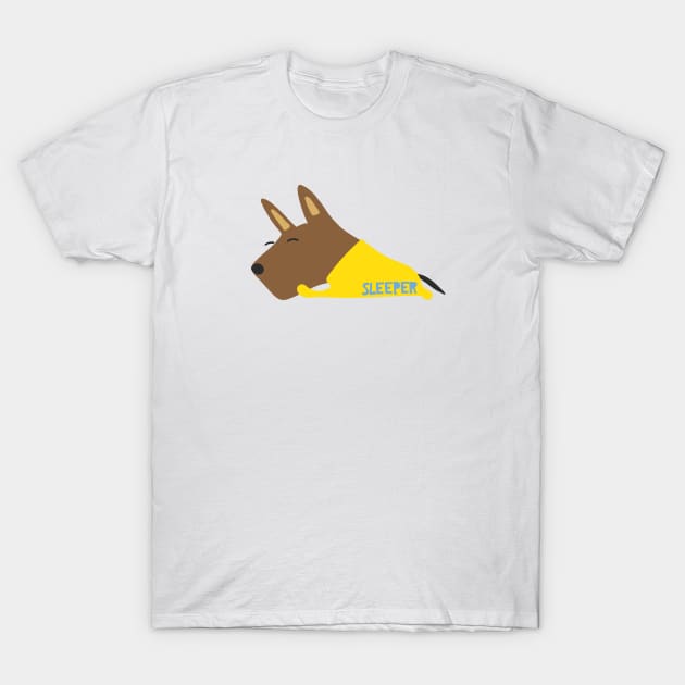 Sleeping Dogs T-Shirt by Loo McNulty Design